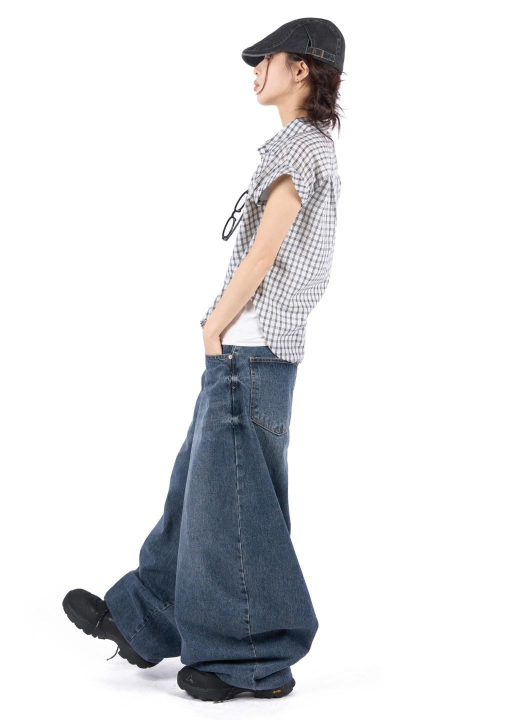 PINCH BALLOON JEANS