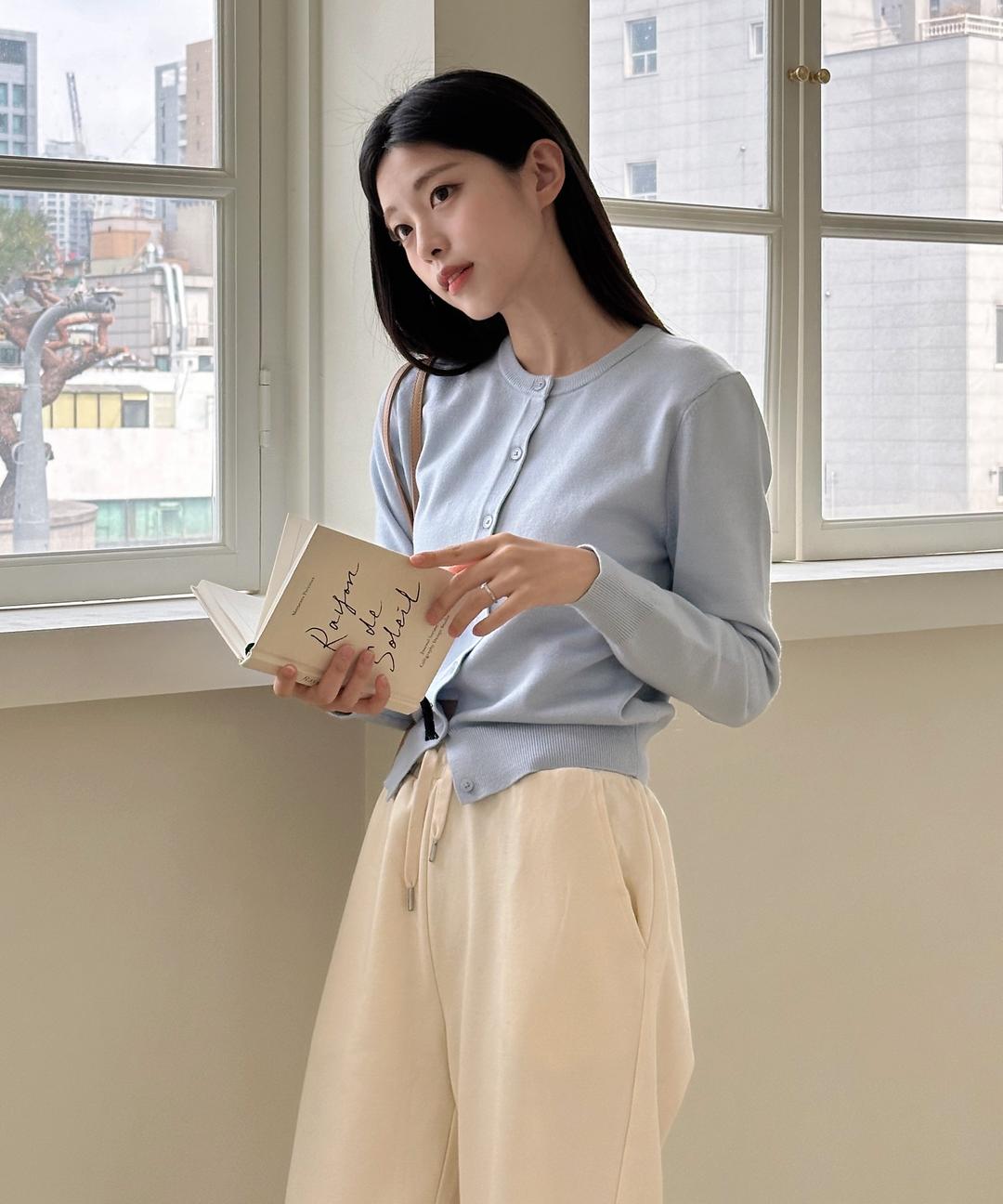 [도영도영이 PICK] [소프트얀] 라운드넥 가디건_SPCKE23W02