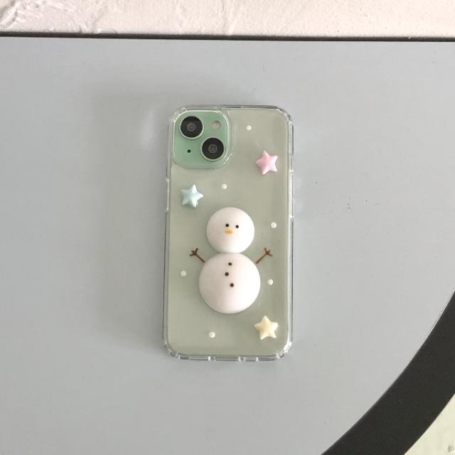 cute snowman phonecase