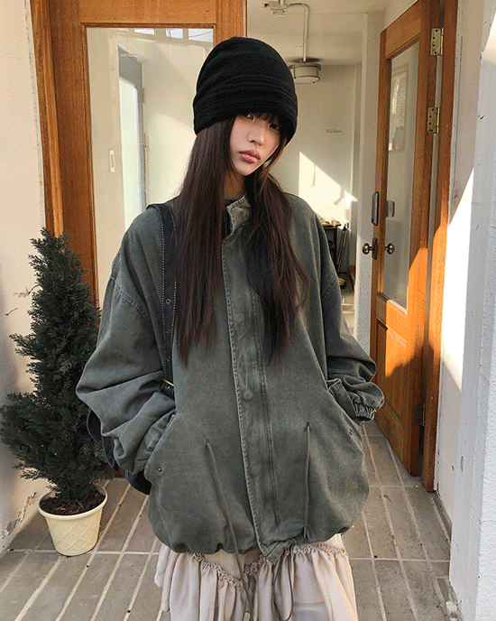 원더원더 [얼리스프링🌿/빈티지💫] 노바크 빈티지 워싱 숏 야상