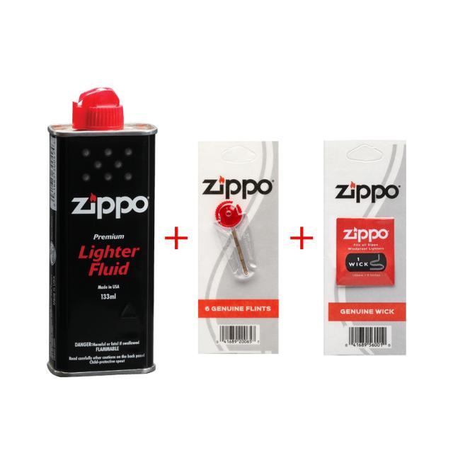 133ml Lighter Fuel + Flint + Wick