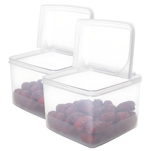 나카야 스탠딩 캐니스터 밀폐용기, 1.3L, 2개 - 밀폐용기/세트 | 쿠팡