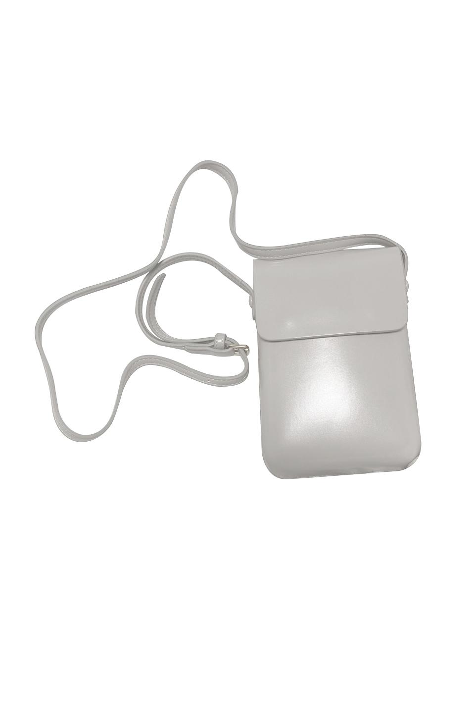 Leather minimal cross bag (3Color)