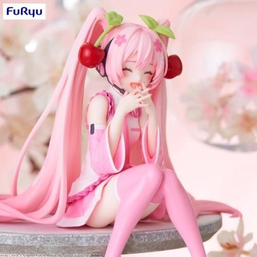 (당일발송) 후류 (FURYU) 보컬로이드 하츠네 미쿠 누들 스토퍼 피규어 사쿠라 미쿠 2023 스마일 Ver.