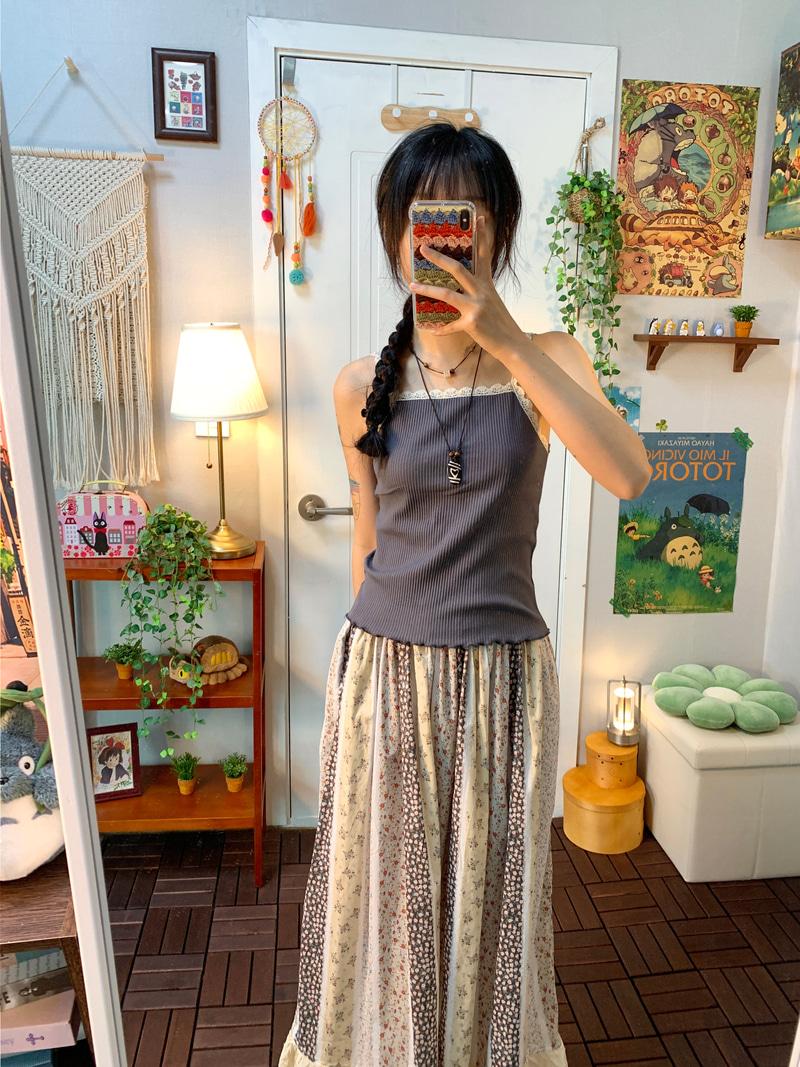 마지 Kaya lace sleeveless ( 3 color )