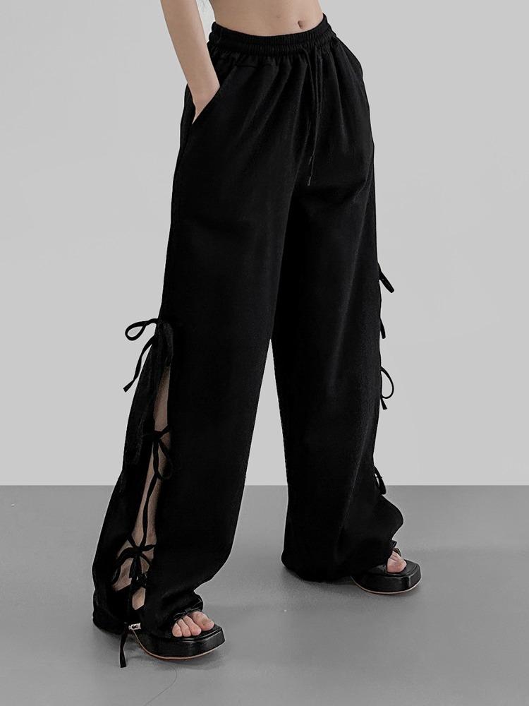 므넴 므넴 단독/프리오더) 넬프 슬릿 팬츠