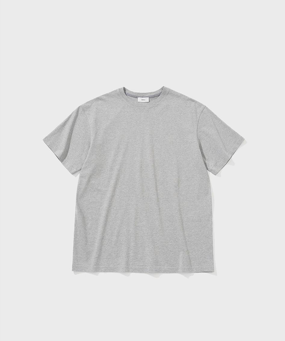 115 Soft Half Tee - Melange Gray