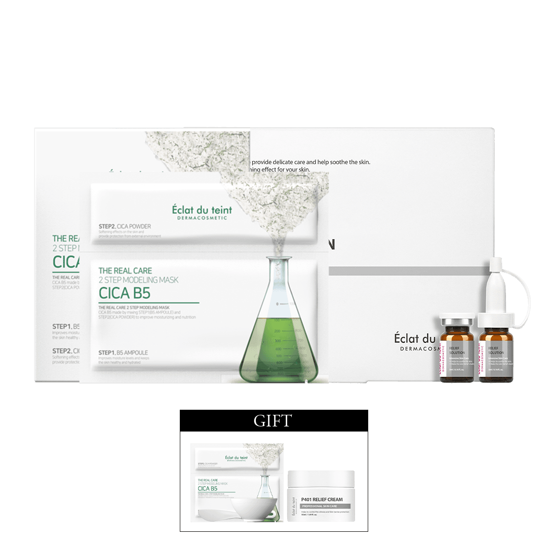 에끌라뒤땅 릴리프 솔루션&더 리얼케어 투스텝 시카 모델링(1box/5ml*5ea,1box/5ea)