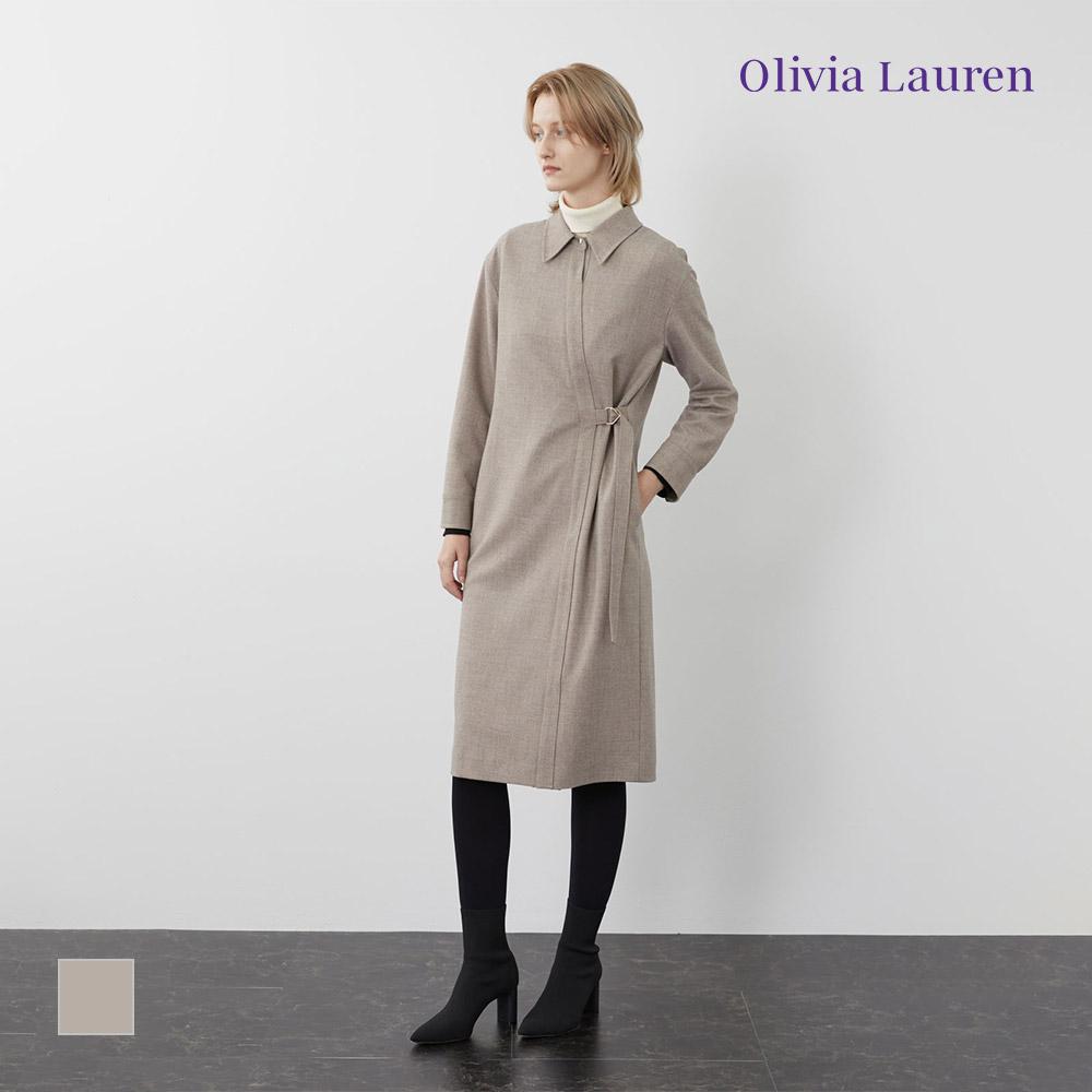 [올리비아로렌] 비죠벨트 H라인 원피스_VOCOA3W9236