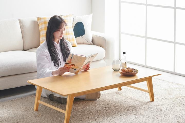 원목 좌식테이블 접이식 좌식식탁  2colors