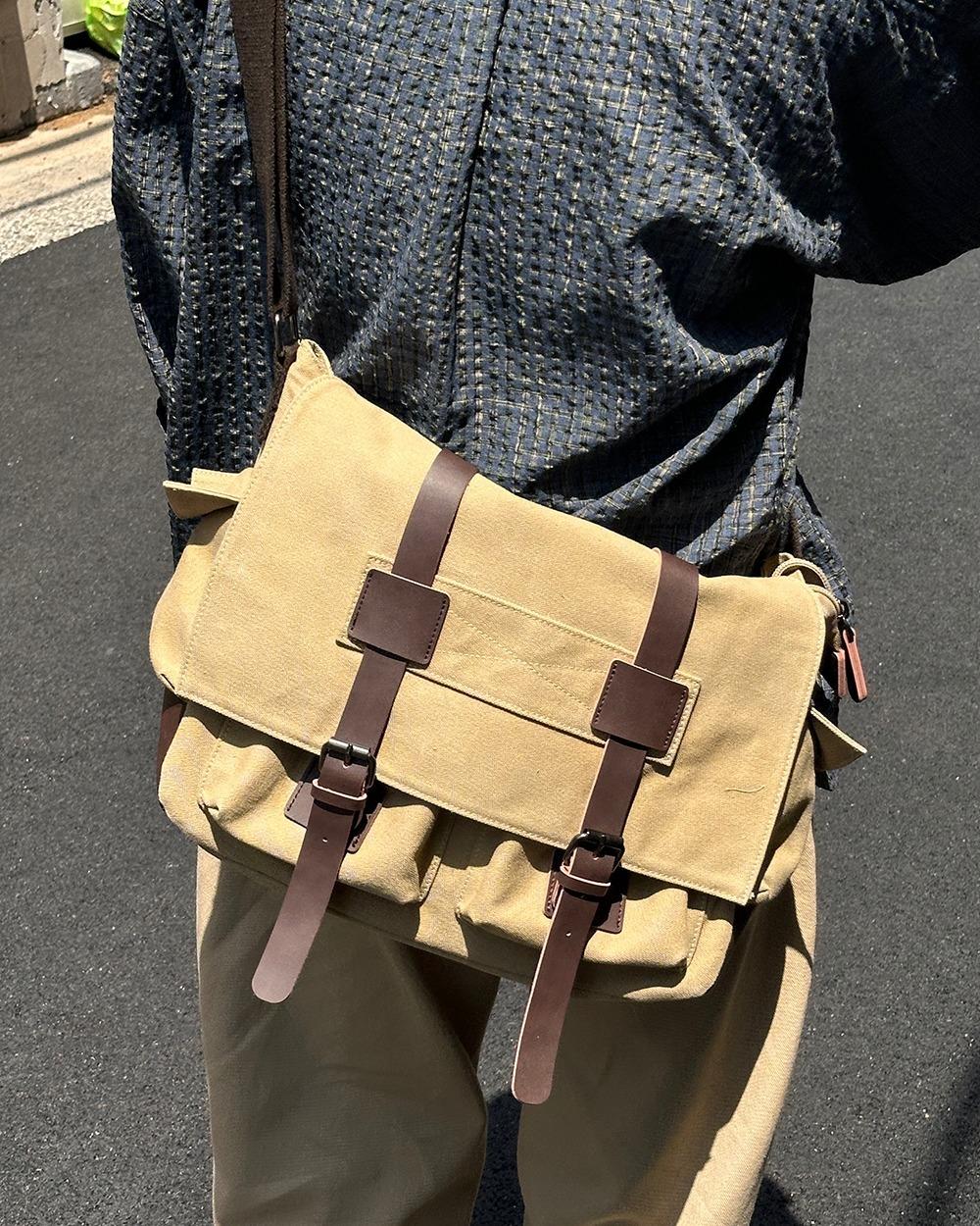 루트 9 캔버스 크로스백