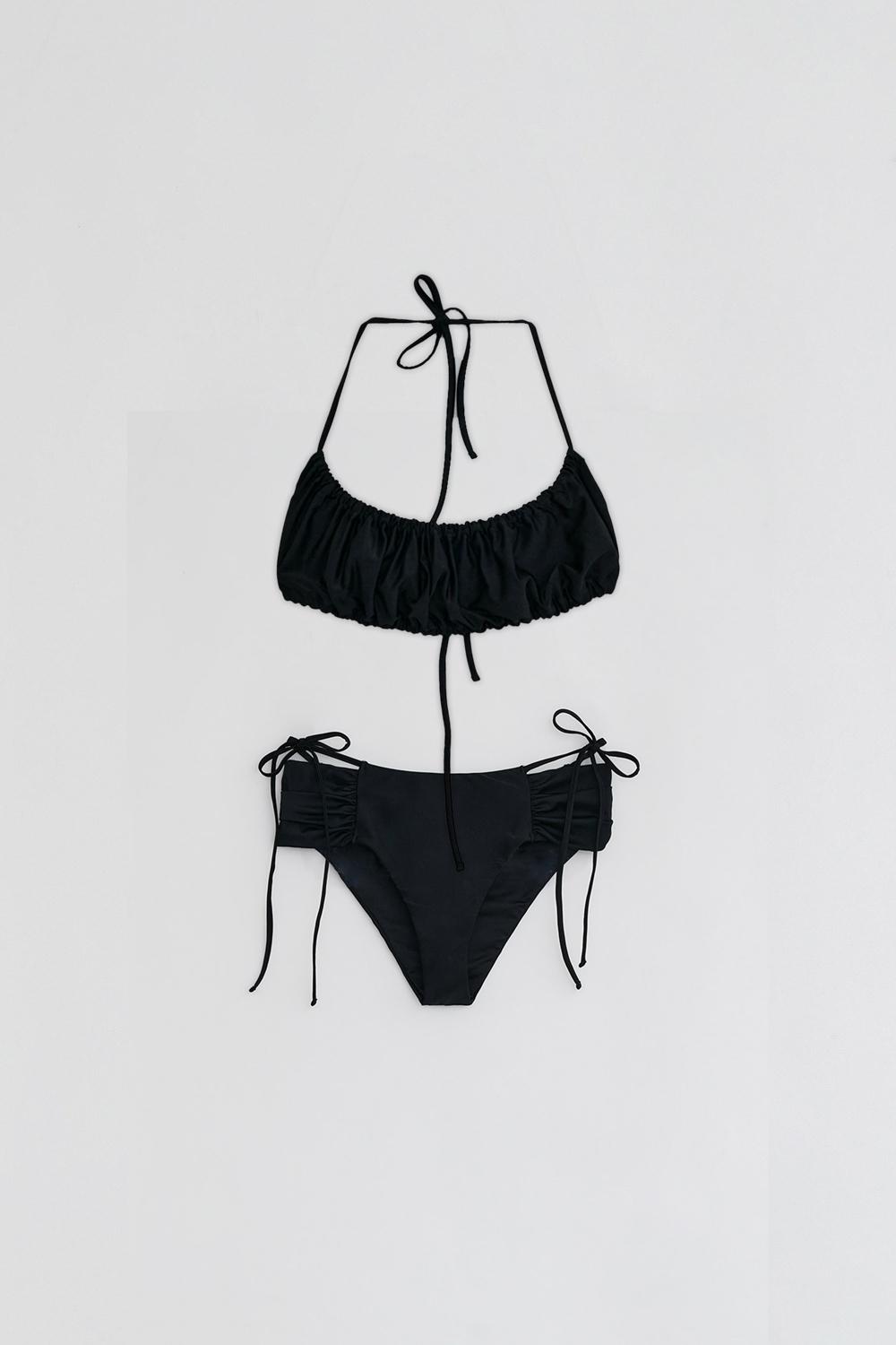 RIBBON SHIRRING BIKINI