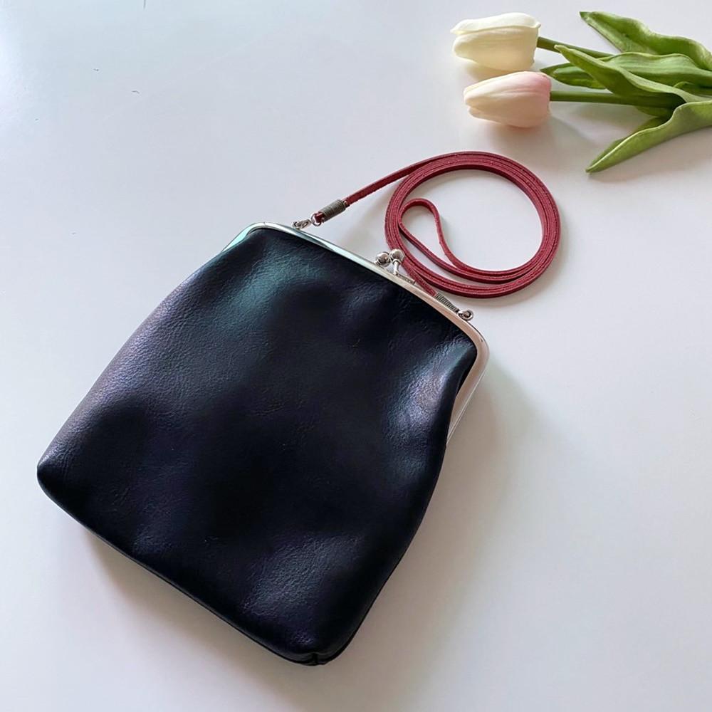 소우소우가방 레더 가마구치 미니백