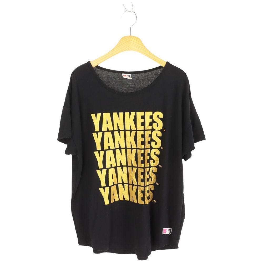 MAJOR LEAGUE BASEBALL 폴리 레이온 반팔 티셔츠  (SIZE : WOMEN M)