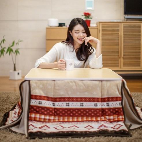 (주)지이라이프 접이식 코타츠 난방테이블KOR-75(F) - 온열테이블/코타츠 | 쿠팡