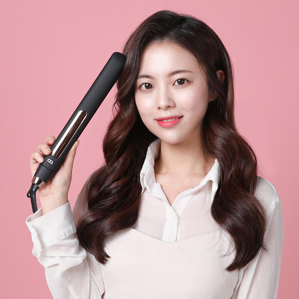 오아 데일리 고데기 전문가용 티타늄 판 헤어 웨이브 뿌리 볼륨 앞머리 여자 남자 고대기