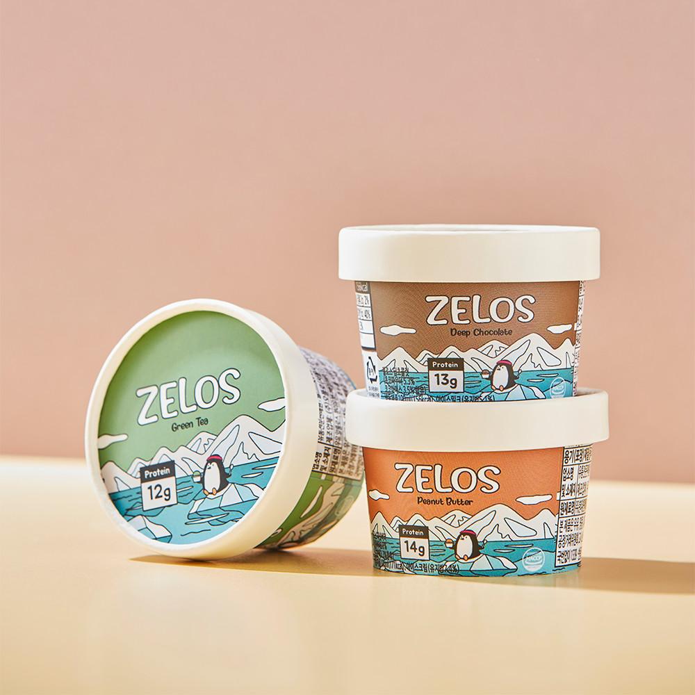 젤로스 프로틴 저칼로리(다이어트) 아이스크림 18개 단백질14g