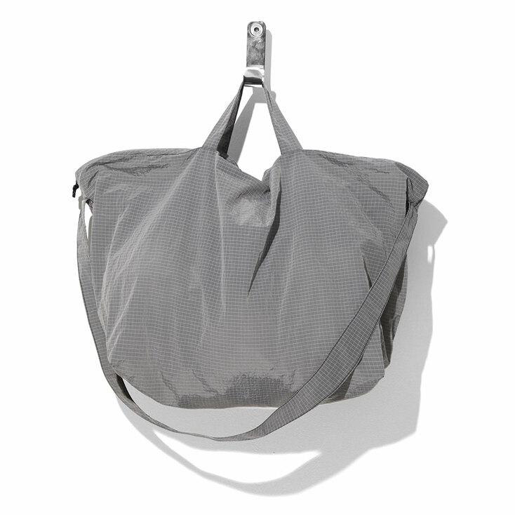 Packable Nylon Big Keyring Bag Gray