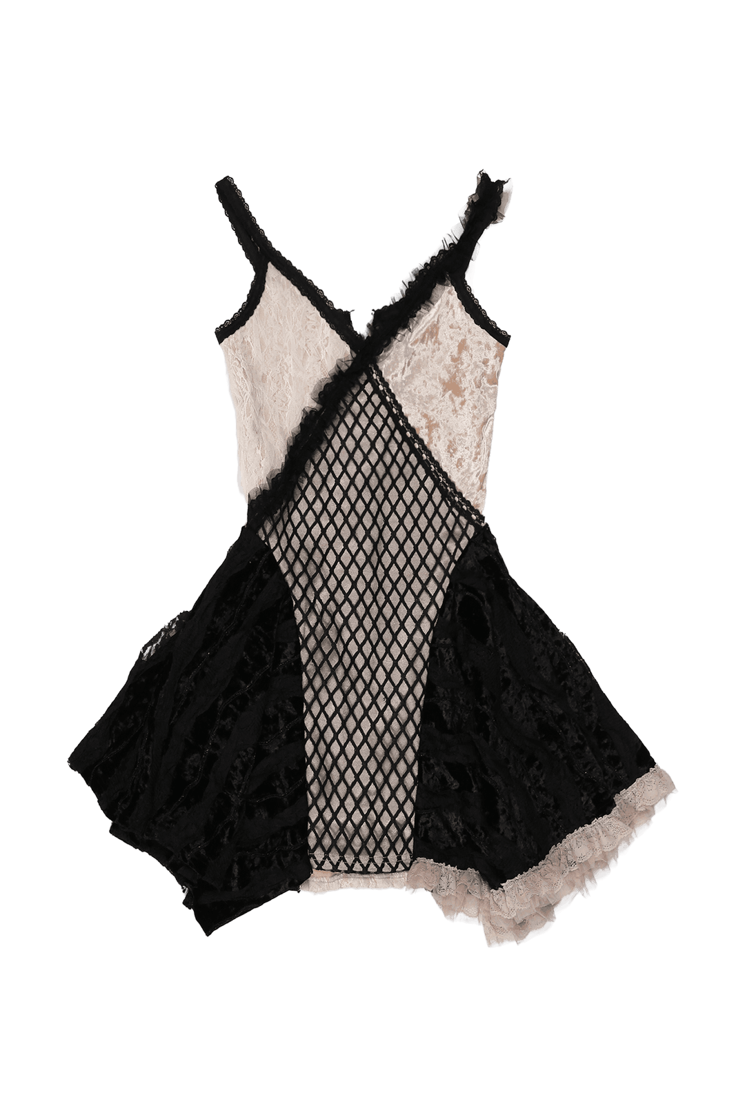 MIDNIGHT AFTER PARTY DRESS #BEIGE BLACK - 달링유어배드