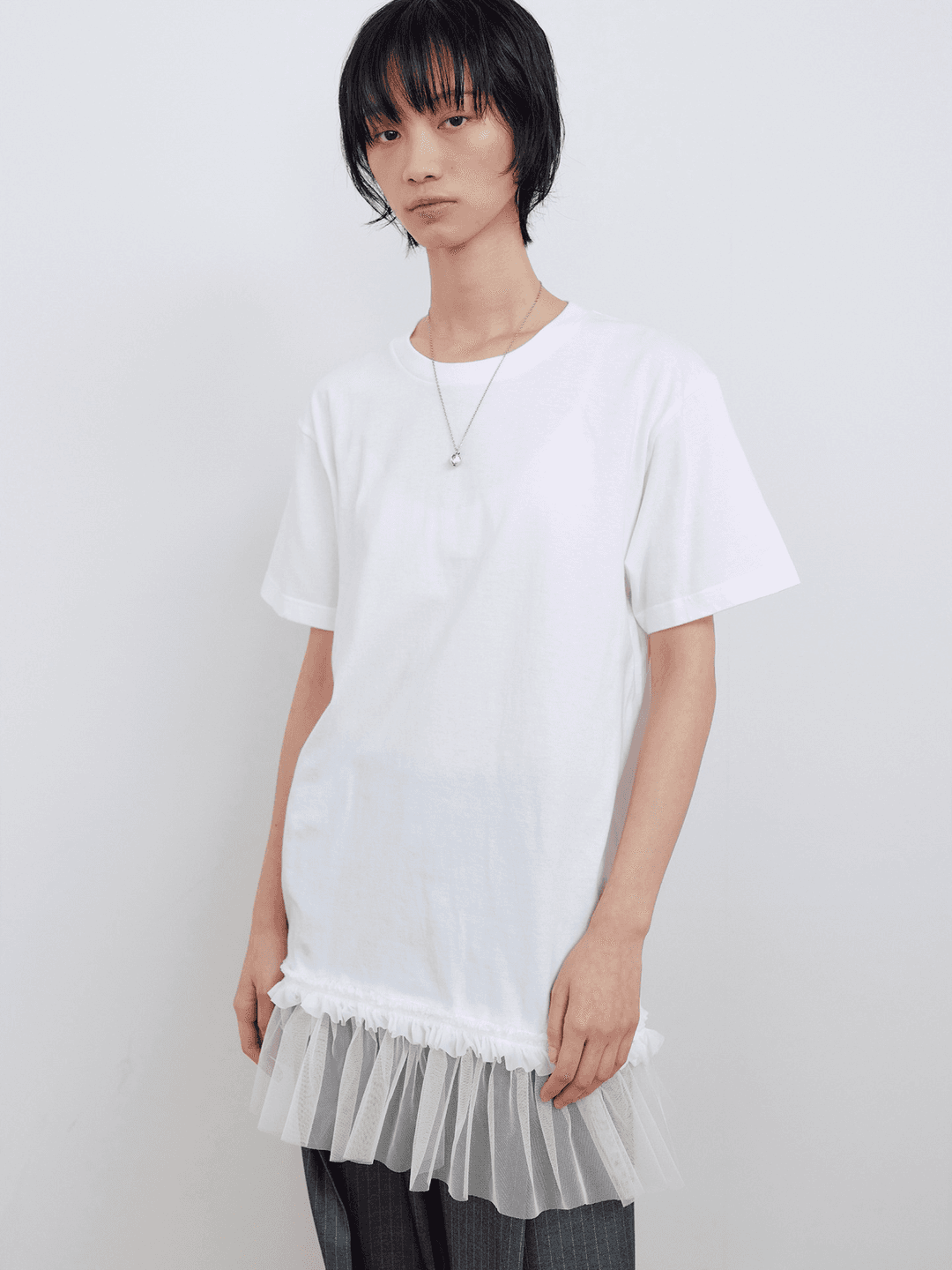[03.07 순차출고] SHIRRING DETAIL T-SHIRT_WHITE