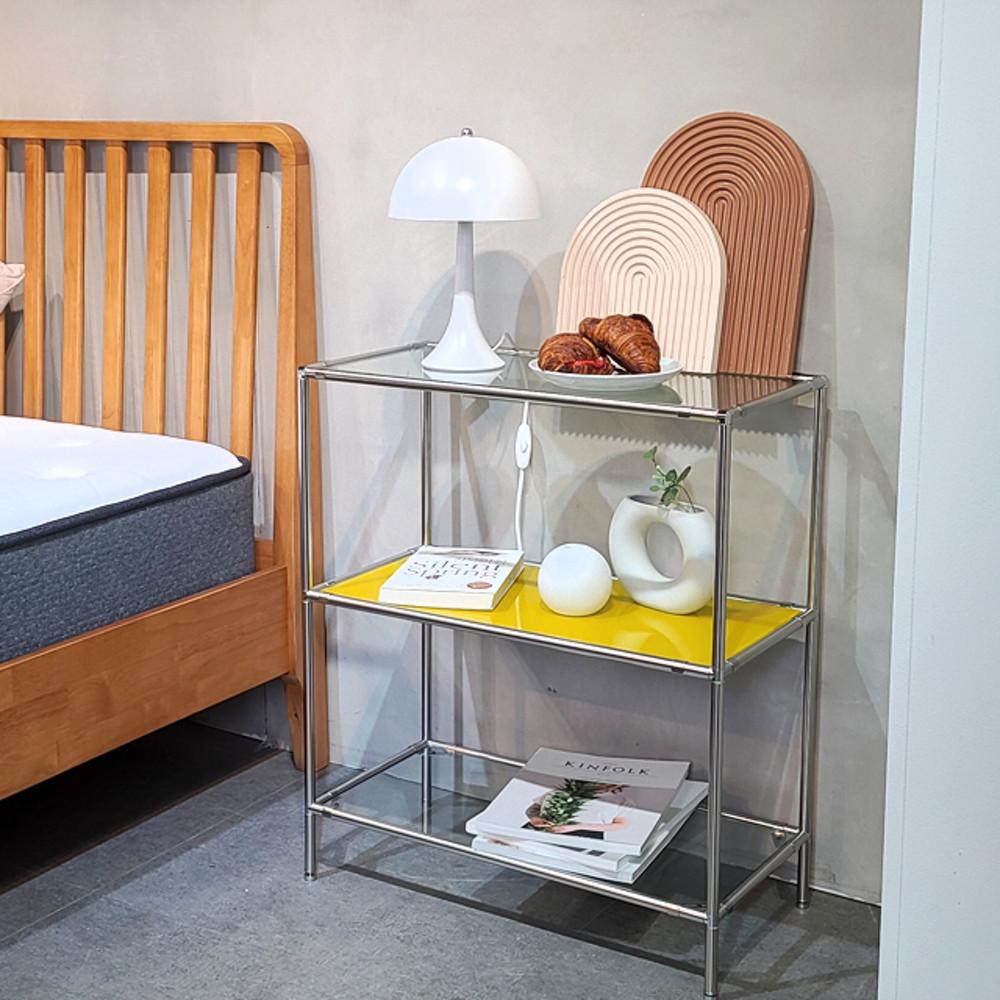 핀란디아 핀스틸 유리 3단 600 모듈선반 모듈가구