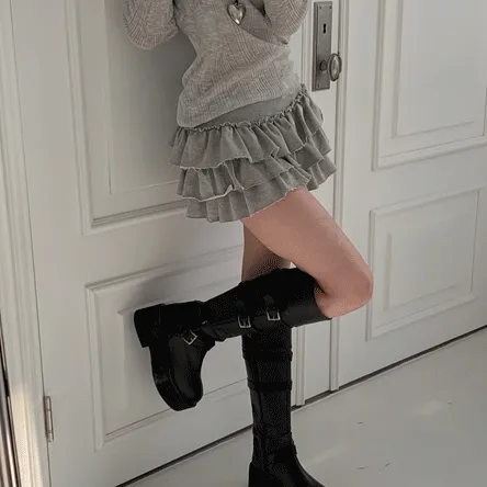 [바비코어👸🏻/코디추천] 캉캉 치마바지 -3color