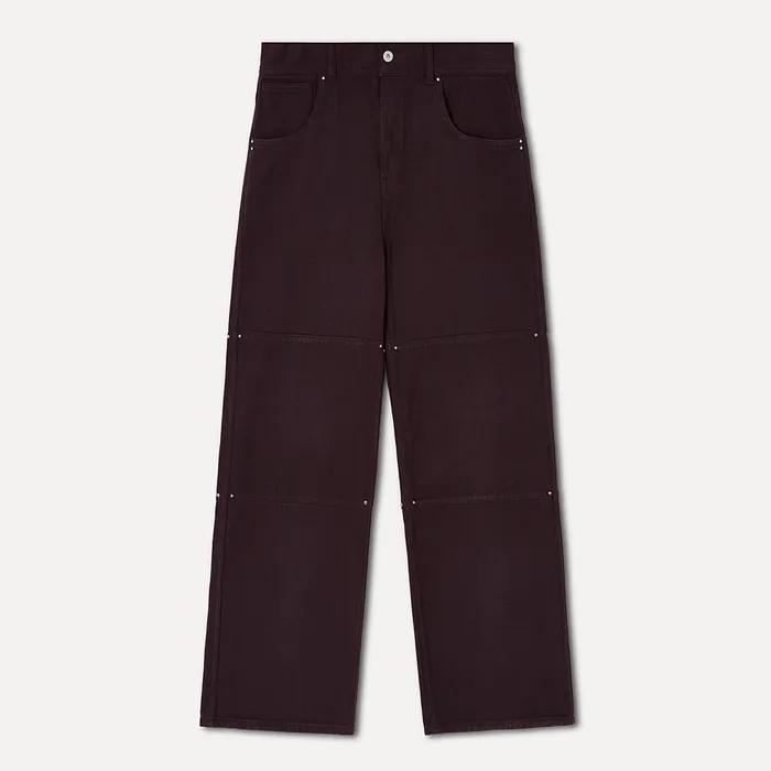 Anwar paneled jeans plumwood