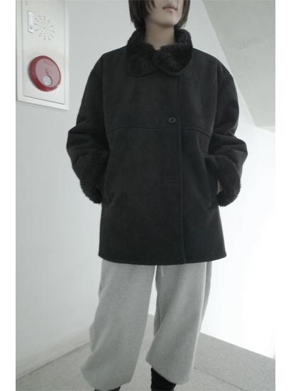 빈티지 하이 넥 무스탕 (2c)