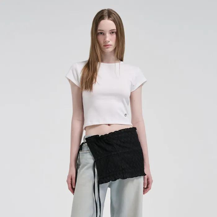 Cap Sleeve T-Shirt, White