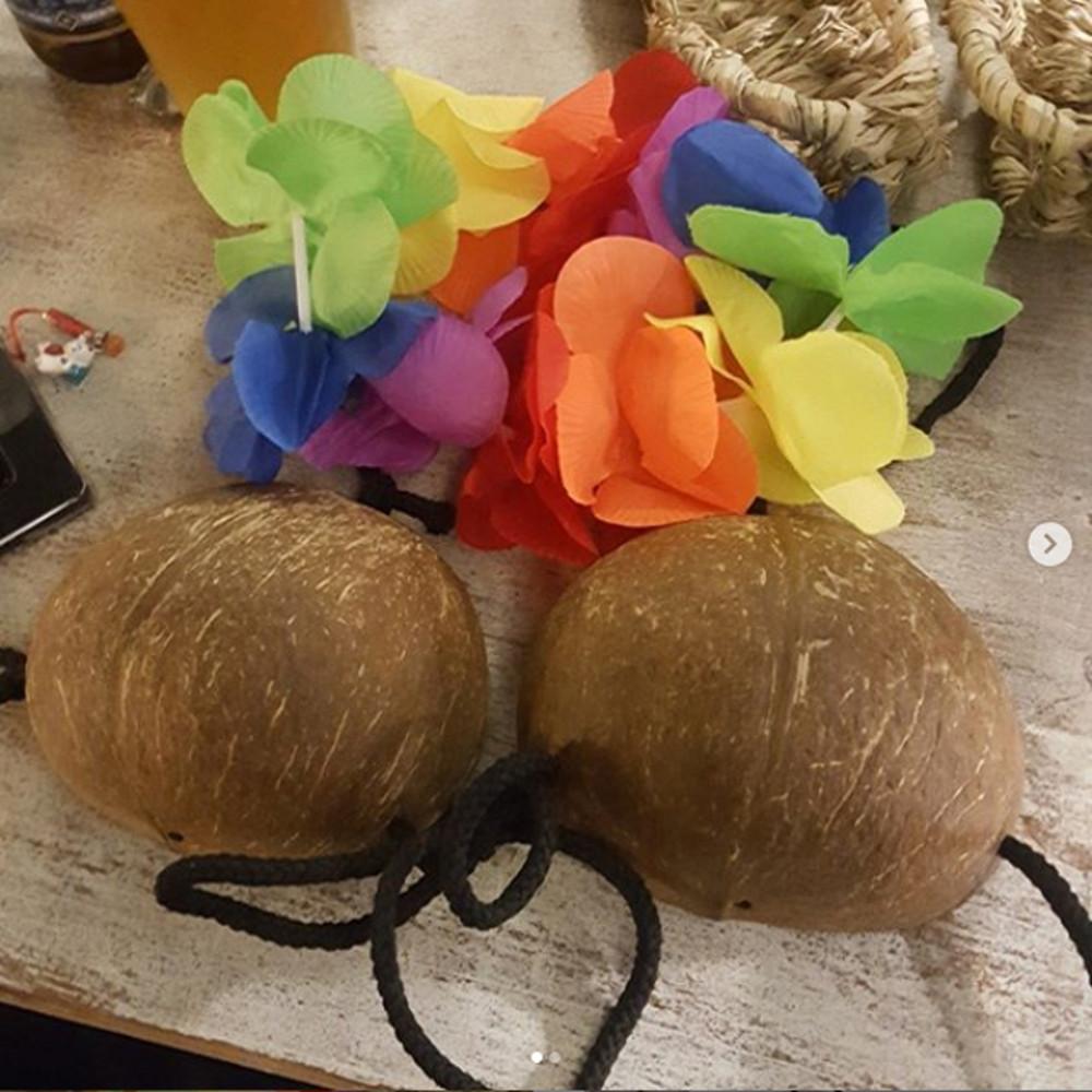 코코넛브라 /쓸데없는선물 쓸모없는선물 교환식 웃긴생일파티 이벤트용품