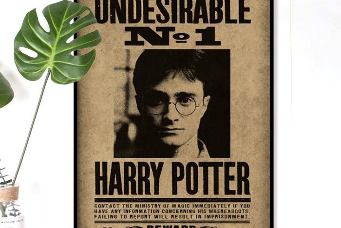 Z178 영화 해리포터 빈티지 레트로 포스터