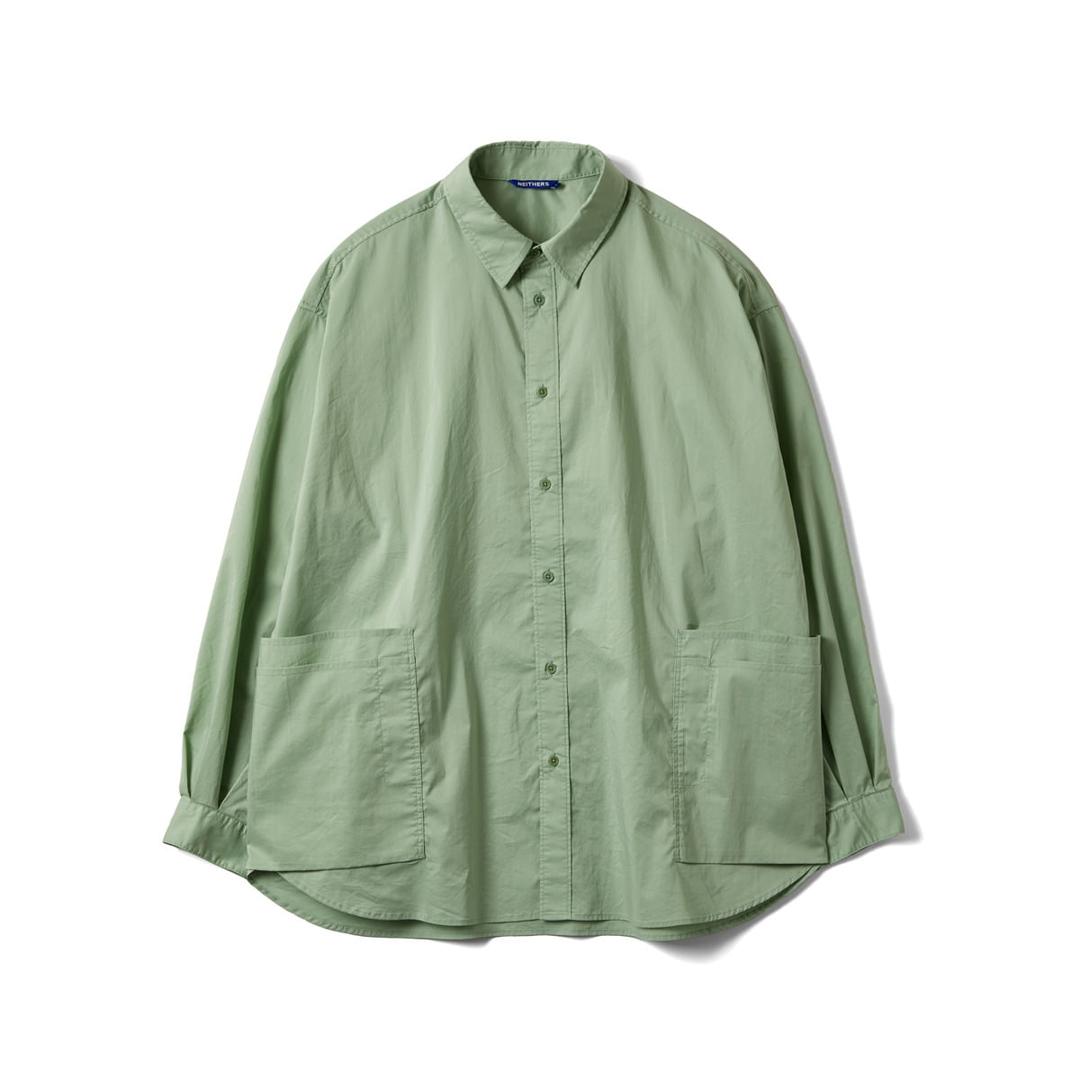 SLEEPWALKER APRON L/S SHIRT (LIGHT GREEN)