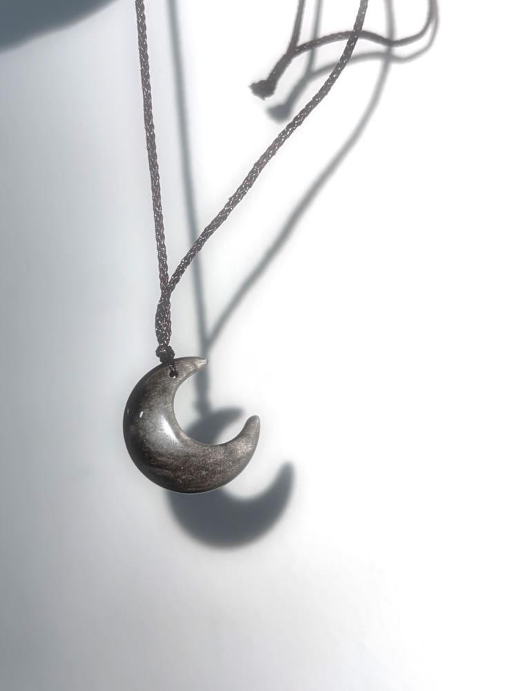 [히니츠키] 레이어드 츠키 달 원석 목걸이