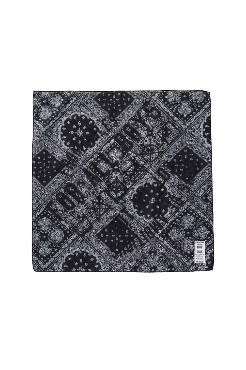 PAISLEY BOY SCARF / BLACK