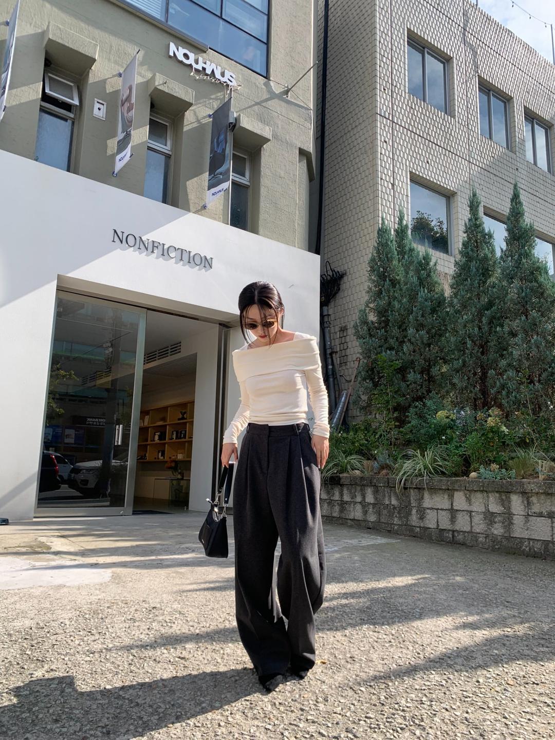 mild wide slacks (2color)