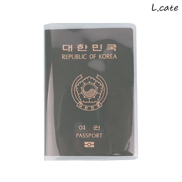 엘케이트 여성 여권 케이스 DM0207 반투명 방수 커버