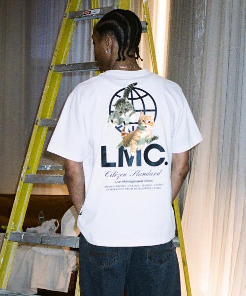 FLYING CATS TEE white