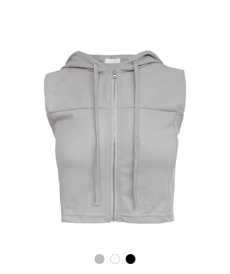 슈팅 조끼 후드 집업