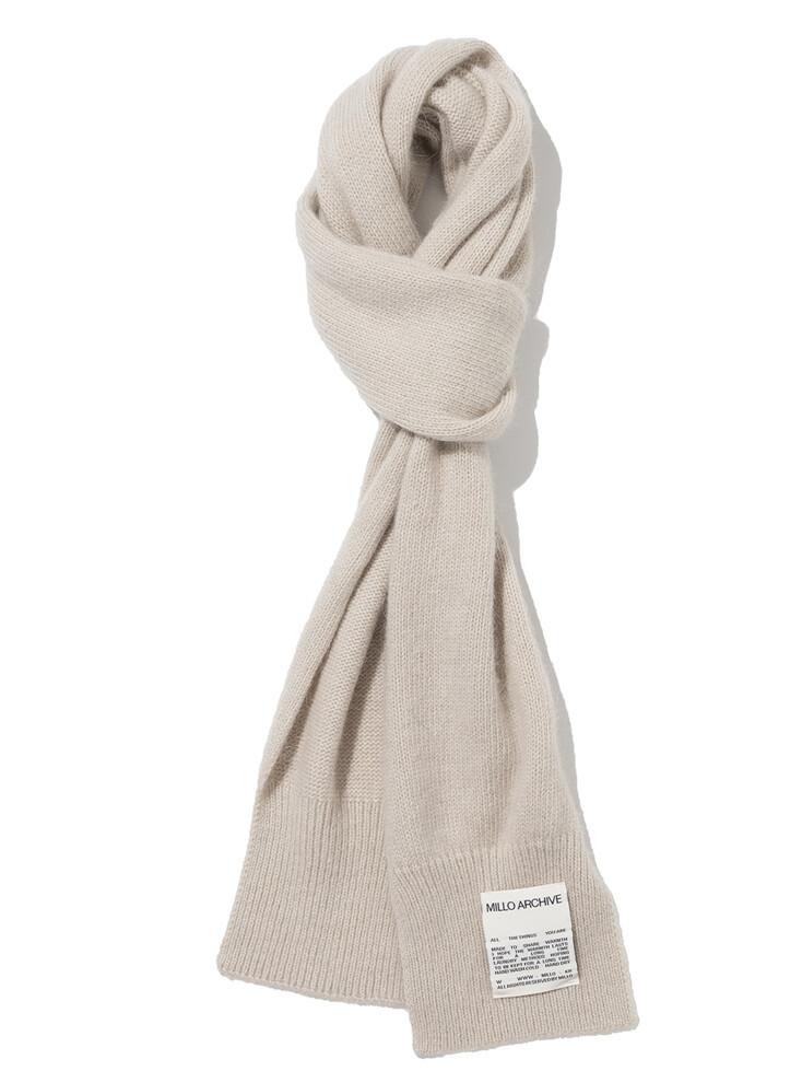 소프트 심볼 앙고라 머플러 [멜란지 베이지]