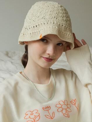Knit Bucket Hat [CREAM]