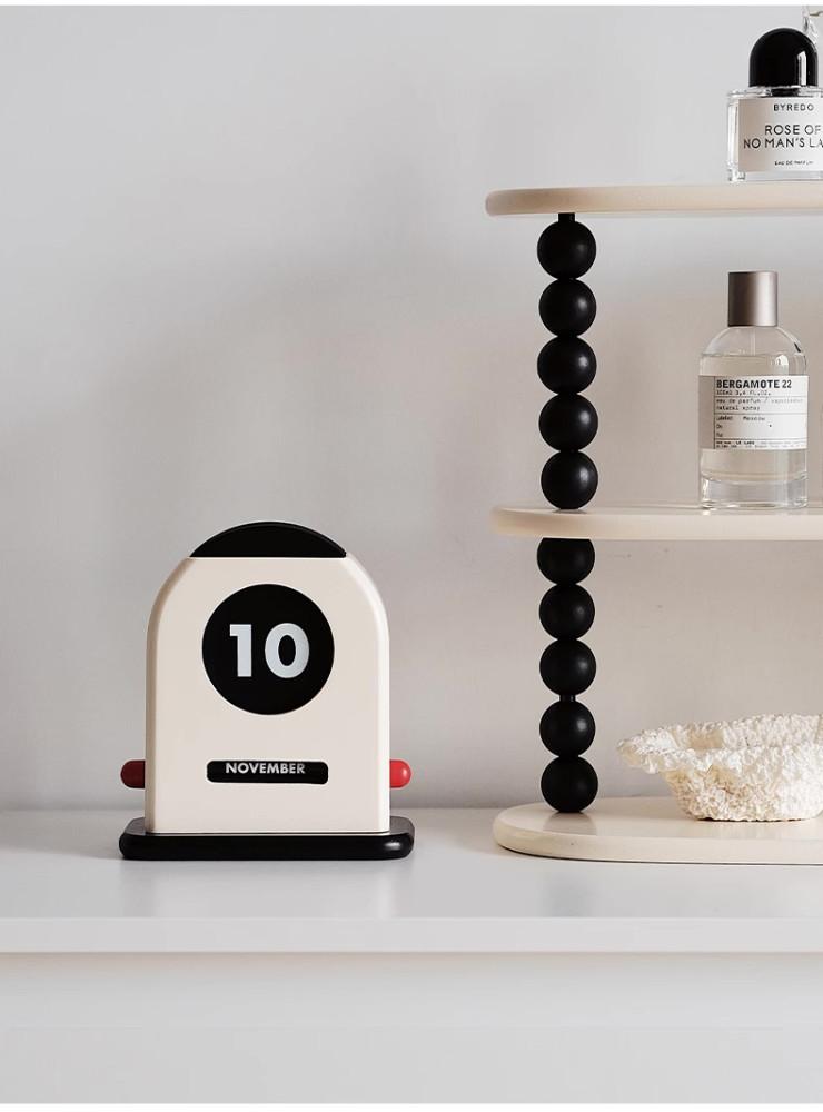 우드 빈티지 만년달력  탁상캘린더