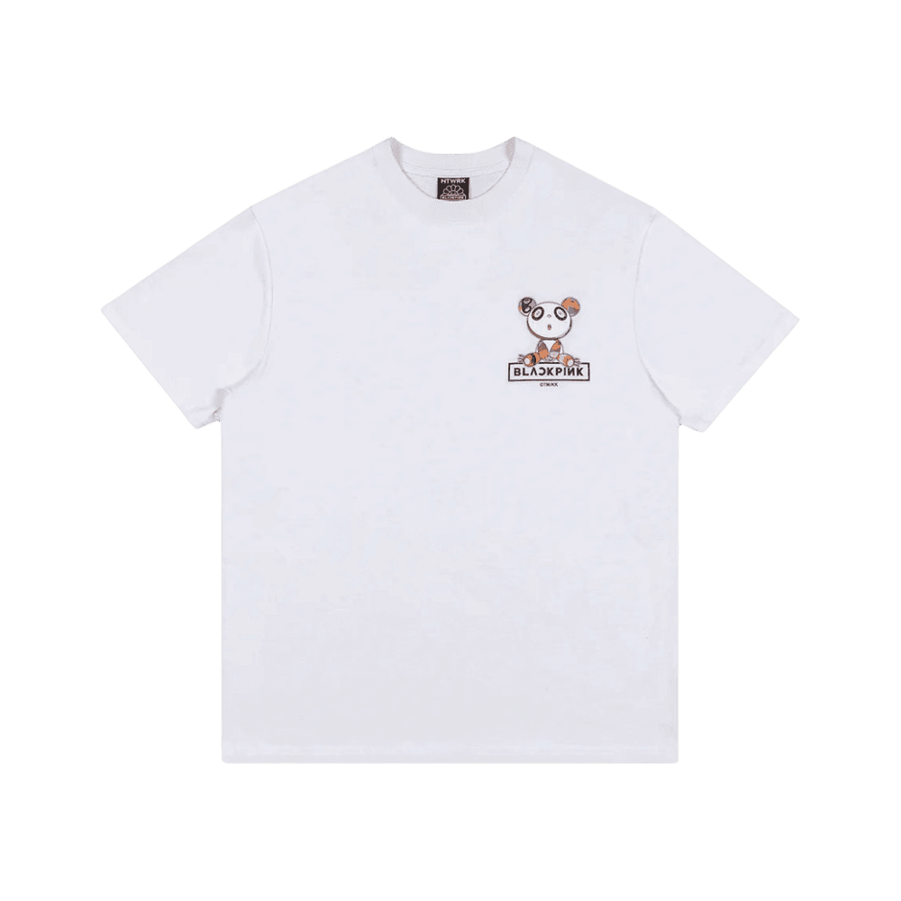 카이카이키키 x 블랙핑크 시그니처 티셔츠 화이트