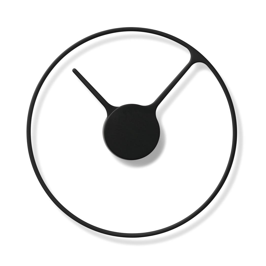 타임 벽 시계 Ø 30 cm, black