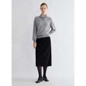 코듀로이 A라인 미디 스커트SWWSKO42810