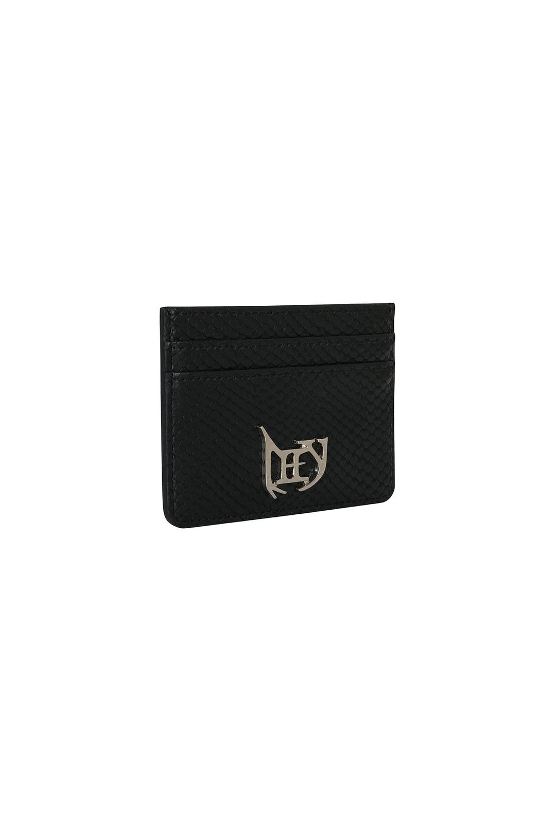 METAL LOGO CARD HOLDER BLACK V2