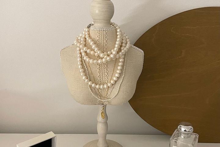 로맨틱 목걸이거치대 마네킹 쥬얼리진열대