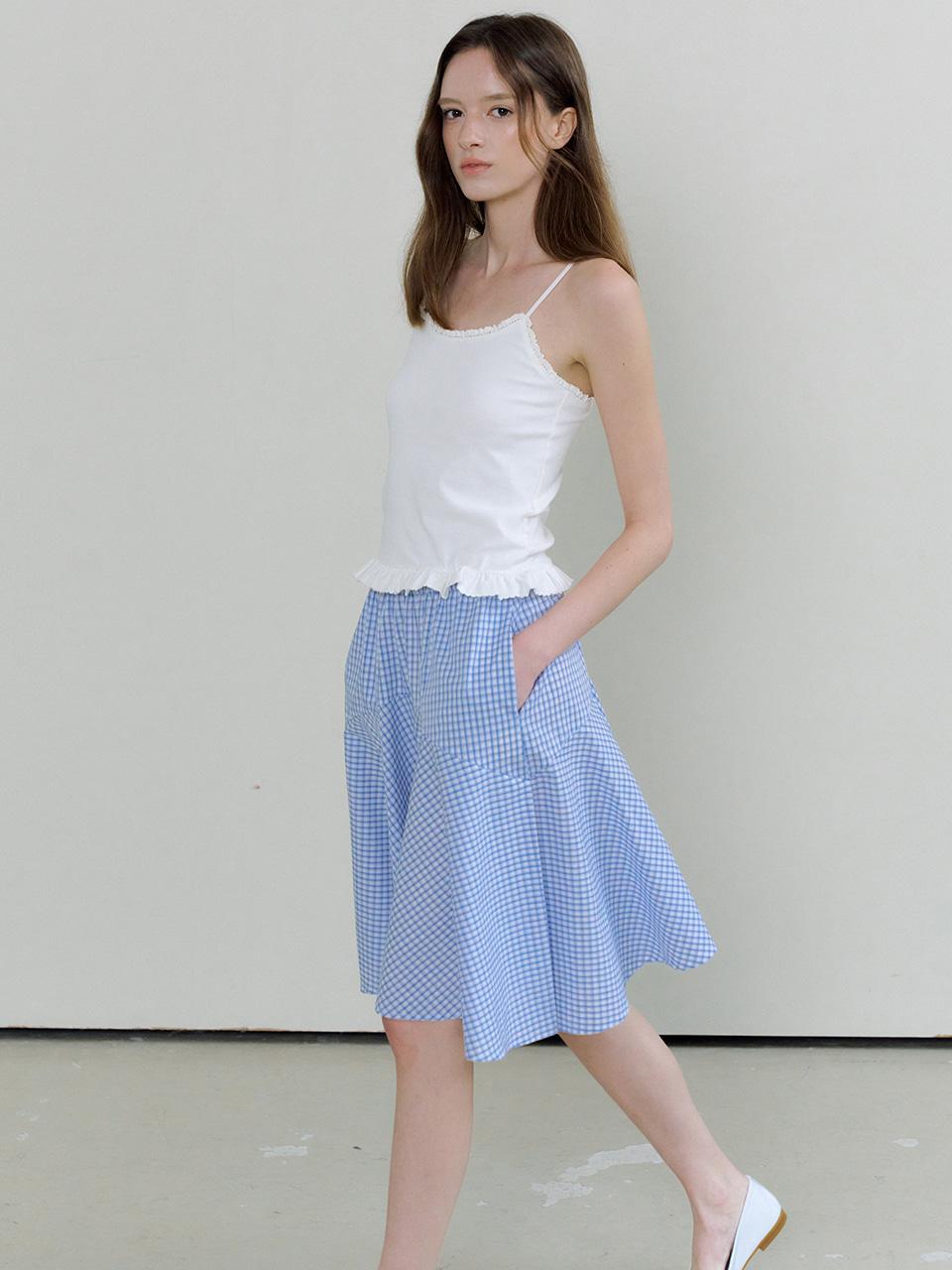 frill sleeveless 268 (ivory)