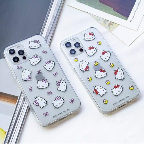 [HELLOKITTY] 페이스 패턴 젤리케이스(UV 젤리)