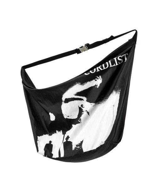 아트 워크 프린트 크로스 백_BK