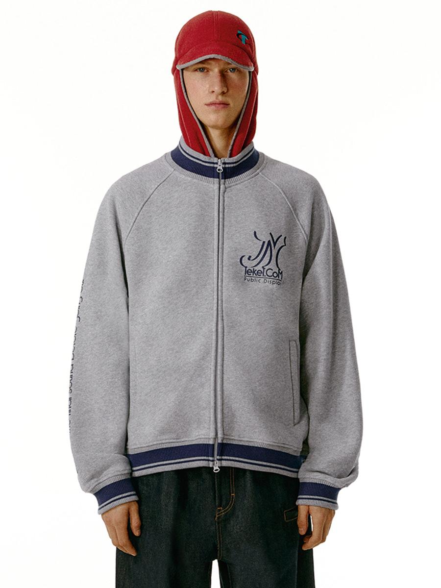 Zzzip Track Zip-Up Sweatshirt Melange Gray